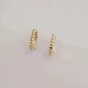 Pure 9K Gold Hoop Earrings for Women, Exquisite Luxury Jewelry Gift, New Party, 2023, Au375, kj251