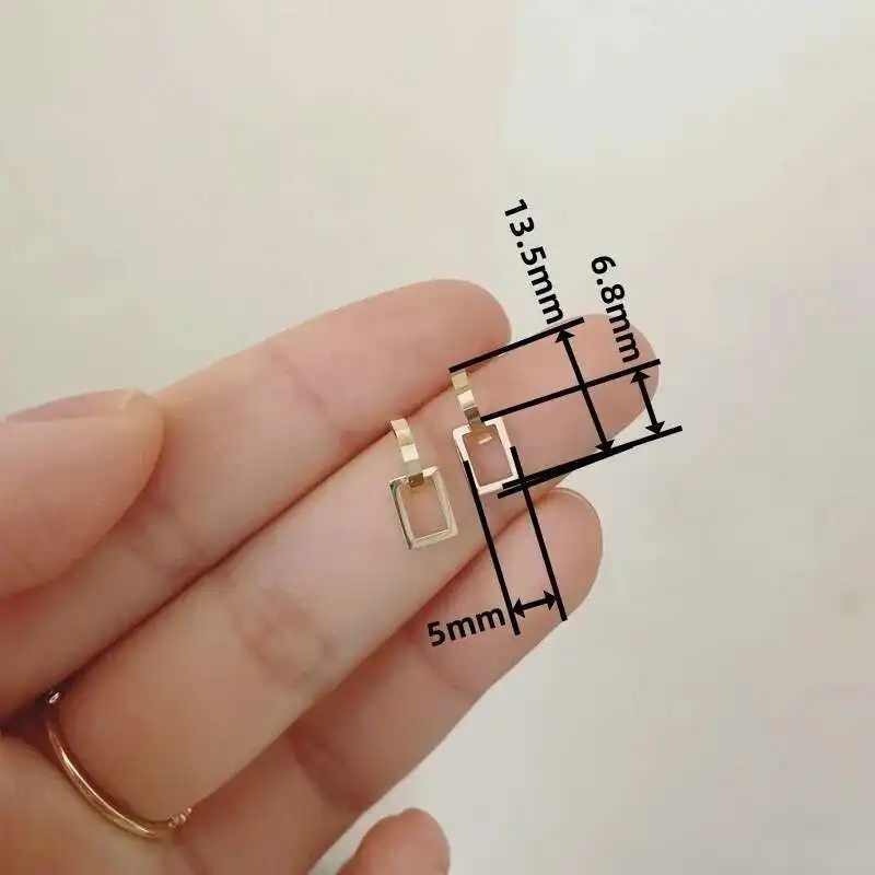 Custom Semi-circular Rectangular Frame, Pure 9K Gold Glossy Board, Personalized Design, Ins Style, kj274 - Image 2